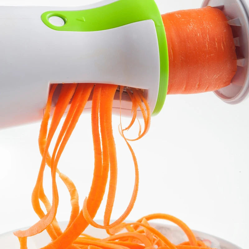 3-in-1 Handheld Vegetable Spiralizer Spiral Slicer Shredder Cutter Carrot Cucumber Zucchini Pasta Noodle Maker Kitchen Tool