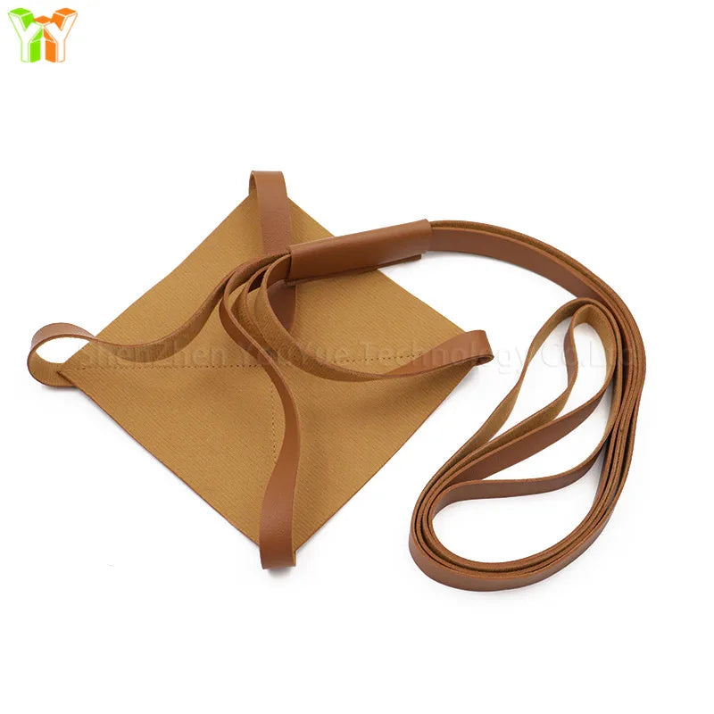 YY Leather Plant Hanger Hanging Planter Shelf Gardening Accessories, Flower Pot Holder or Garden Outdoor Bedroom