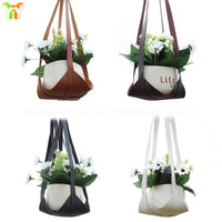 YY Leather Plant Hanger Shelf