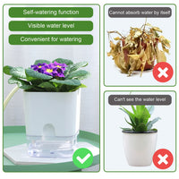 Double-Deck Self-Watering Pot
