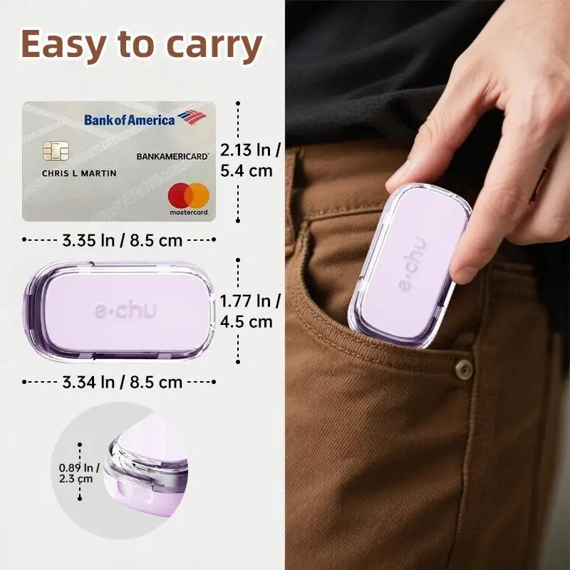 3in1 Medicine Cutter Precise Cutting Into Half / Third / Quarter  Divider Organizer Portable Tablet Splitting Pills Splitter