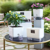 Double-Deck Self-Watering Pot