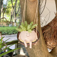 Happy Face Swing Planter