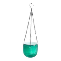 Transparent Hanging Basket Flower Pot for Lazy PeopleinsWind Self-priming Hydroponic Resin Large Diameter Fall-resistant Sunproo