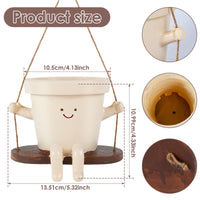 Smiling Face Wall Planter