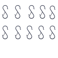 2/5/10PCS S Hooks  for Hanging Kitchen Pot Rack Hooks Closet Hooks for Hanging Plants, Clothes, Kitchen Utensil