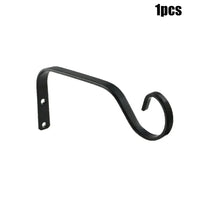 1/2PCS Flower Pot Hook Metal Hanging Basket Brackets Garden Plant Hanger S-shape Flower Pot Hook Garden Wall Decoration