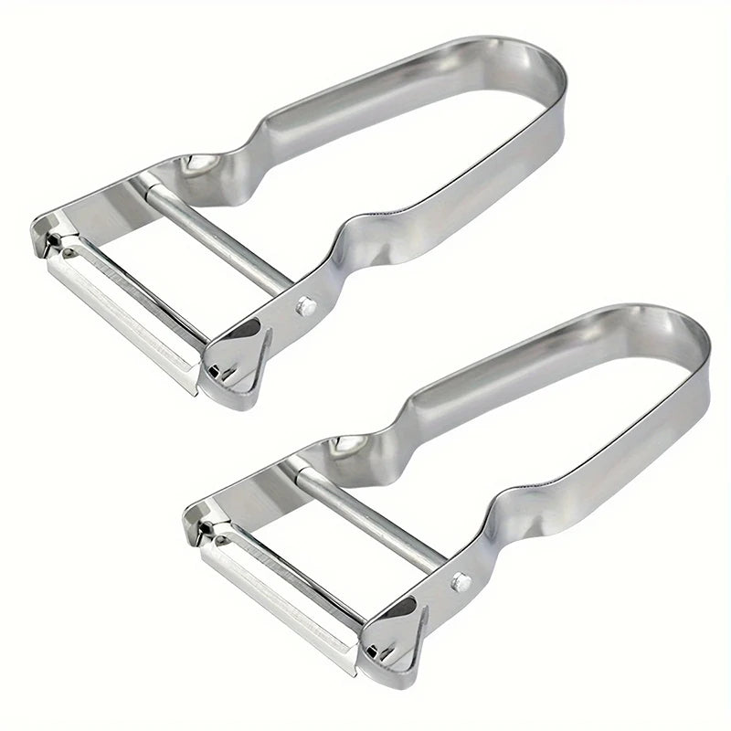 3-in-1 Stainless Steel Kitchen Tool - Peeler, Grater & Scraper for Vegetables/Potatoes/Fruits〔2025E〕