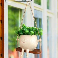 Resin Swing Wall Hanging Planter