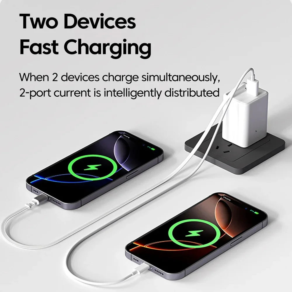 3 in 1 GaN USB Charger 80W Type C Fast Charging Phone Charge Adapter Type C Fast Charging Cable For iPhone Samsung Xiaomi Huawei