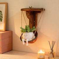 Happy Face Swing Planter