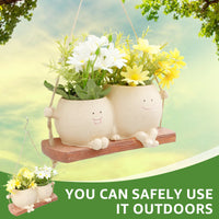 Smiling Face Wall Planter