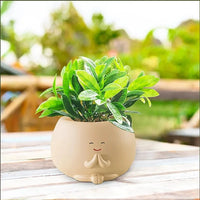 Face Hanging Head Planter