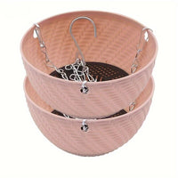 Outdoor Hanging Flower Pots 2pcs