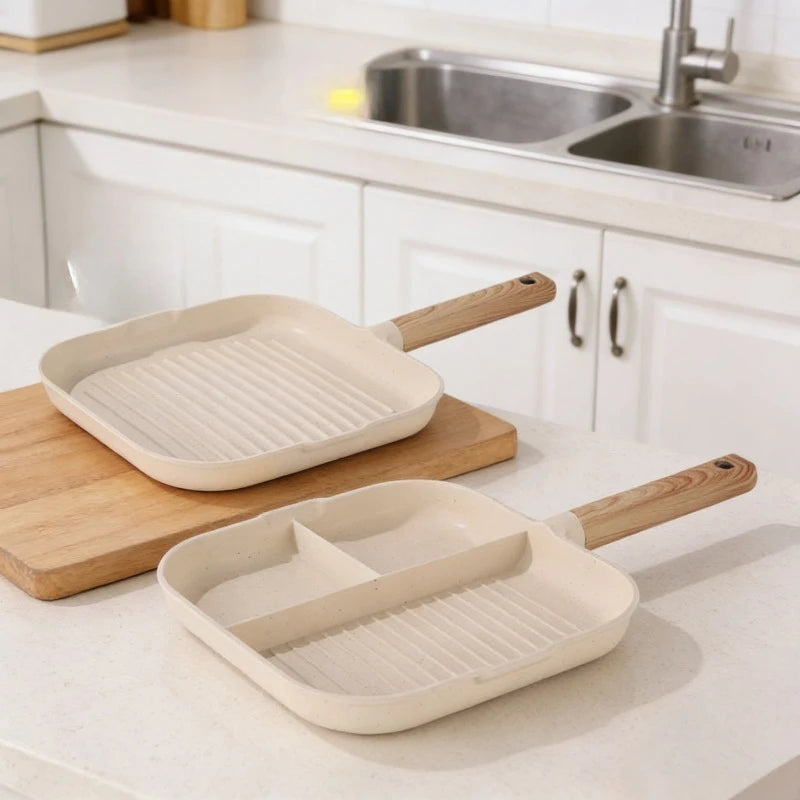 3 Hole Egg Frying Pan Breakfast Egg Burger Pan Household Non Stick Pan Steak Egg Cooker Kitchen Barbecue Tool