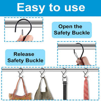 Heavy-Duty S Hooks 2/4/8pcs