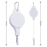 Plant Hook Pulley Retractable Plant Hanger Easy Reach Hanging Flower Basket For Garden Baskets Pots and Birds Feeder