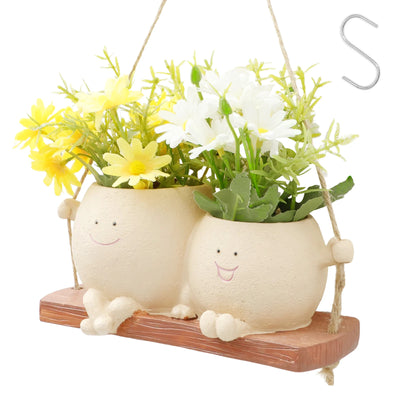 Smiling Face Wall Planter
