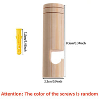 Nordic Natural Wood Wall Plant Hangers Hanging Flower Pot Hook Nordic Flower Bracket for Lanterns Wind Chimes Balcony Home Decor