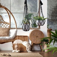 Bohemian Macrame Plant Hangers 2pcs