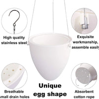 Egg Shape Hanging Flower Pot