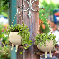 Resin Swing Wall Hanging Planter