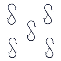 2/5/10PCS S Hooks  for Hanging Kitchen Pot Rack Hooks Closet Hooks for Hanging Plants, Clothes, Kitchen Utensil