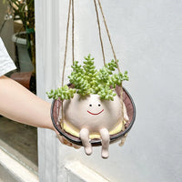 Happy Face Swing Planter