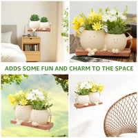 Smiling Face Wall Planter