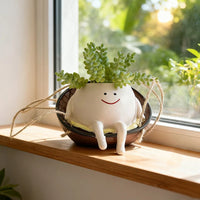 Happy Face Swing Planter