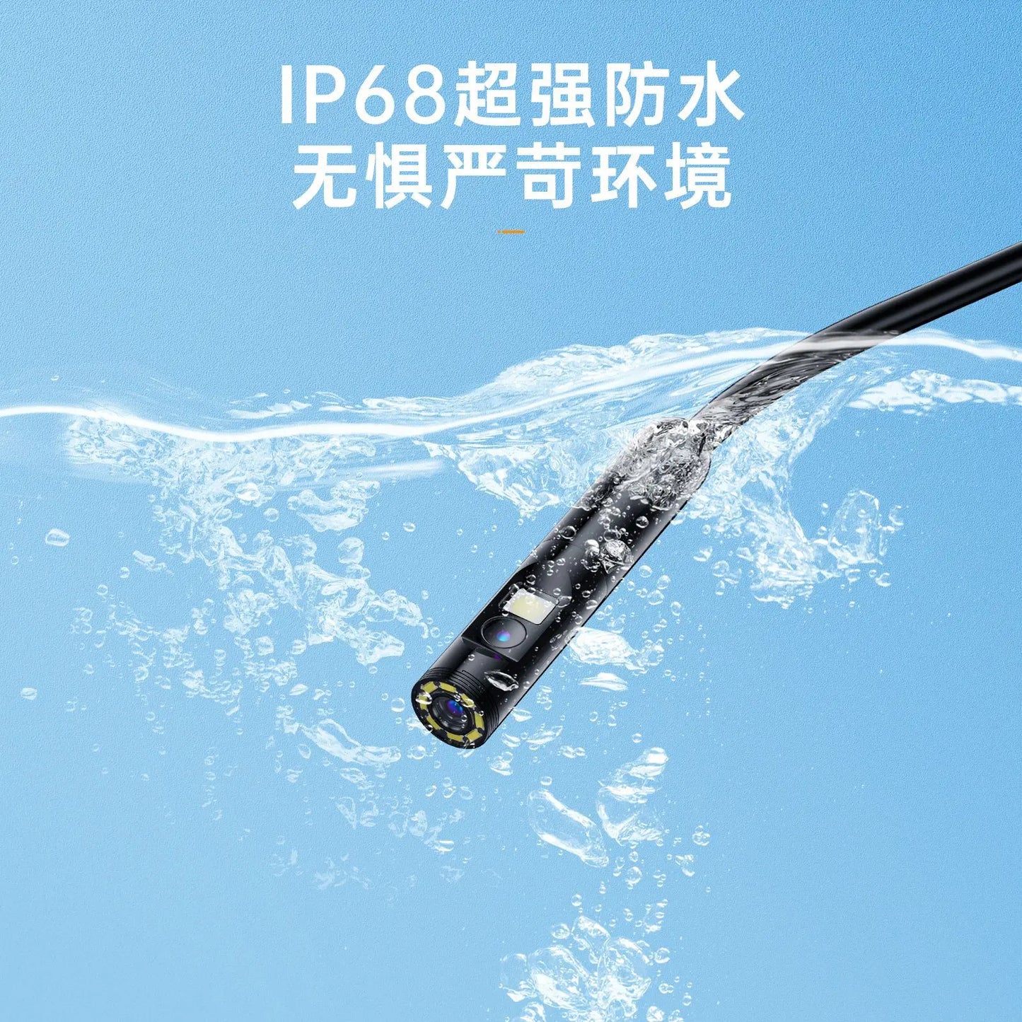 3in1 USB for Android ISO Dual Lens   Endoscope Camera CMOS Borescope Inspection Otoscope Camera Digital Microscope