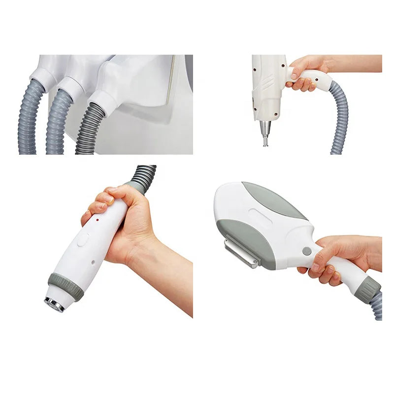 3in1 e-light  OPT IPL RF Nd YAG permanent painless hair removal beauty equipment skin regeneration black carbon stripper