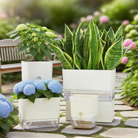 Double-Deck Self-Watering Pot