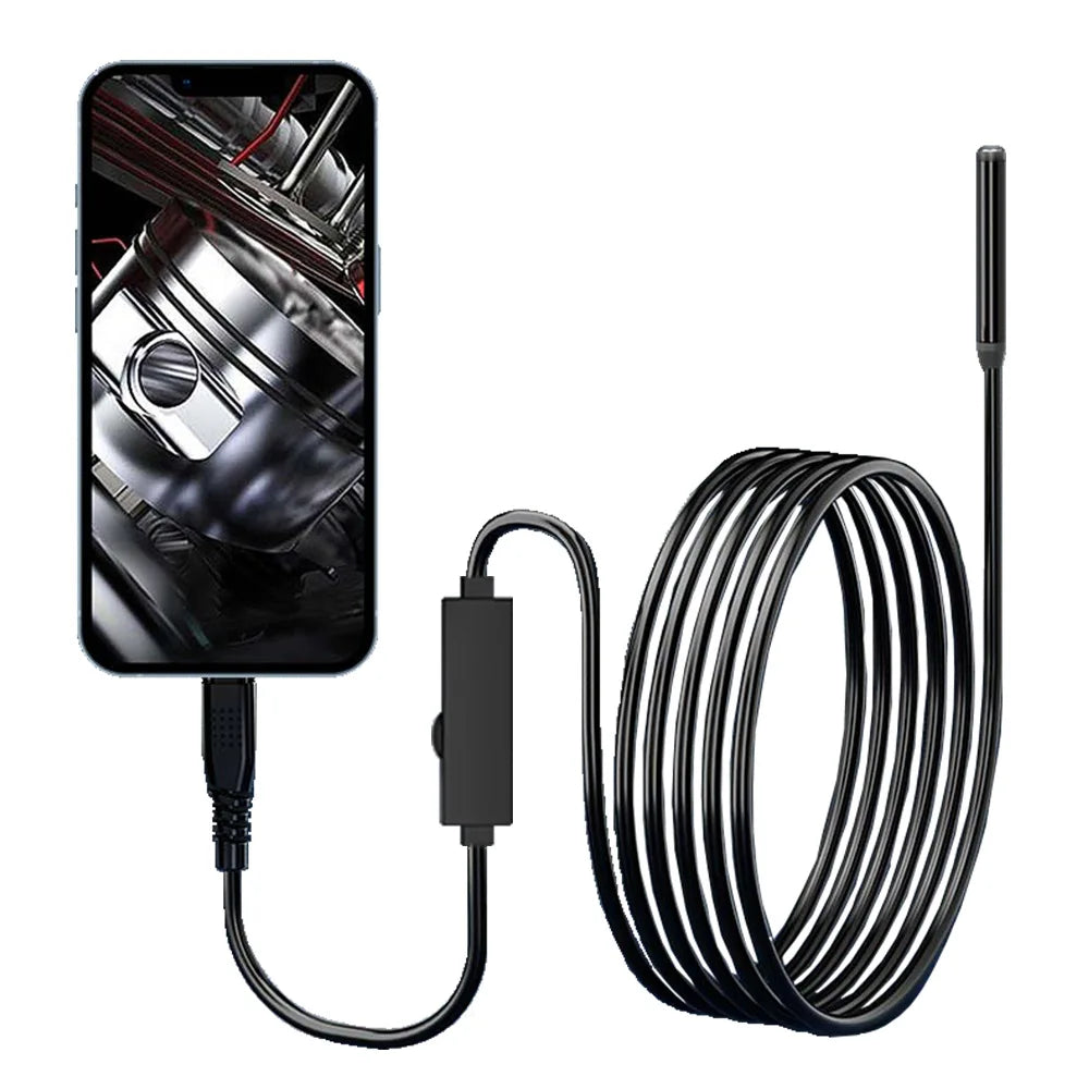 3in1 USB for Android ISO Dual Lens   Endoscope Camera CMOS Borescope Inspection Otoscope Camera Digital Microscope