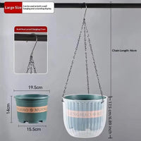 [Ready to use right away] Ultra-lightweight hanging planter with instant watering & natural coconut coir potting soil starter set.